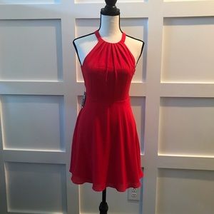 New Express Red Party Dress